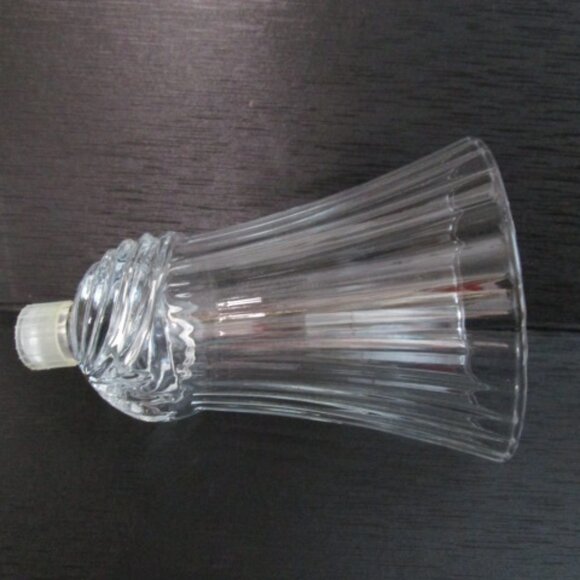 Pair Home Interiors Renaissance Clear Glass Candle Holders - Picture 3 of 7